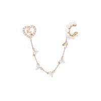 ราคา Kloset Design KS Heart Ear Cuff SS24 ACC004 ต่างหูทองฝังมุกล้อมตัวอักษร KS (22898124634)