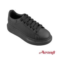 ราคา Aerosoft แอโร่ซอฟ รองเท้าผ้าใบหนัง รุ่น SN9010 รองเท้าผ้าใบเพื่อสุขภาพ (22781792968)