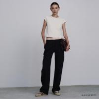 ราคา SUMMERWOOL Georgy Pant Black Low Rise Trousers กางเกงเอวต่ำ สีดำ (21628505841)