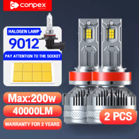 ราคา YOLIGUANG S13 อดไฟห หลอดไฟหน้ารถยนต์ 200W 40000LM Car headlights led หลอดไฟหน้ารถยนต์ หลอดไฟหน้า led h4 9005 9006 H1 H4 H7 H11 หลอดไฟ led รถยนต์ ไฟ h4 หลอดไฟ h11 หลอดไฟหน้า led ไฟหน้ารถ car headlights