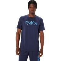 ราคา ASICS ASICS HEX GRAPHIC DRY SS TEE MEN TRAINING ผู้ชาย เสื้อคอกลม ของแท้ MIDNIGHT WATERSCAPE (22178699057)
