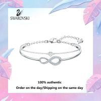 ราคา Swarovski Swarovski Infinity Bangle สร้อยข้อมือแฟชั่นของผู้หญิง ของขวัญวันวาเลนไทน์ของขวัญวันเกิด (20912748413)