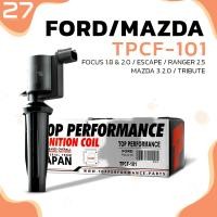 ราคา คอยล์จุดระเบิด FORD FOCUS 1 8 2 0 ESCAPE RANGER 2 5 MAZDA 3 2 0 TRIBUTE L4 AODA TPCF 101 TOP PERFORMANCE คอยล์หัวเทียน คอยล์ไฟ ฟอร์ด โฟกัส เรนเจอร์ เอสเคป มาสด้า สาม ทริบิวต์ 4M5G 12A366 BC 4M5G 12A36