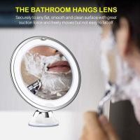 ราคา 10X Magnifying Mirror with Light Makeup Mirror with Lights Dimmable LED Makeup Mirror for Bathroom Bedroom Hotel (22611307581)