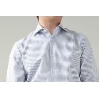 ราคา The Finery The Windsor Shirt in Navy Stripe เสื้อเชิ้ต Formal ผู้ชาย ลายทาง สี น้ำเงินเ ปก Italian Cutaway (22561796603)