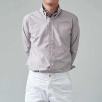 ราคา The Finery The Parker Shirt in Dusty Brown เสื้อเชิ้ต ผู้ชาย สี น้ำตาล ปก Button Down ผ้า Chambray (22561894499)