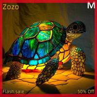 ราคา Zozo Ready Stock ชุดโคมไฟโต๊ะสัตว์แมวกระจกสีมังกรหมาป่าม้านกฮูกเต่าเต่าเต่าช้างนางเงือกโคมไฟตั้งโต๊ะไฟกลางคืน (21457274766)