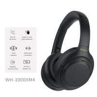 ราคา Sonny WH 1000XM4 Bluetooth Headphones หูฟัง Bluetooth ไร้สาย with Mic for IOS Android PC Headphones Gaming หูฟังเบสหนักๆ หูฟังไร้สายแบบพกพา Sony หูฟัง Bluetooth ไร้สาย WH1000XM4 (22875173128)