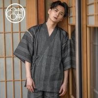 ราคา ญี่ปุ่นซามูไรกิโมโนชุดฤดูร้อนญี่ปุ่นแบบดั้งเดิมคอวี Jinbei ชุดนอนสปาซาวน่าเสื้อคลุมอาบน้ำชุดนอน Haori ท็อปส์และกางเกง (22099649156)