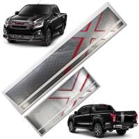 ราคา Sticker สติ๊กเกอร์ ติดหน้า หลัง X Series ขนาด104x18 1cm 2 ชิ้น สำหรับ Isuzu D Max ปี 2018 2019 (20916969160)