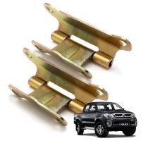 ราคา บานพับกระบะท้าย บานพับท้ายกระบะ บานพับหลังกระบะ สีเหลือง จำนวน 2ชิ้น ซ้ายและขวา Toyota Vigo Champ Hilux โตโยต้า วีโก้ แชมป์ ไฮลัก ปี 2005 2006 2007 2008 2009 2010 2011 2012 2013 2ประตู 4ประตู รถกระบะ 