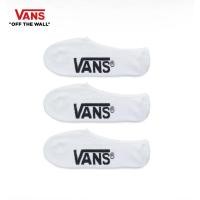 ราคา VANS CLASSIC SUPER NO SHOW 9 5 13 3PK WHITE ถุงเท้า ชาย หญิง (22693566846)
