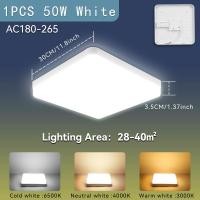 ราคา จัดส่ง3วัน COD ไฟเพดาน LED ไฟติดเพดาน ทรงสี่เหลี่ยม 30W 40W แบบบางพิเศษ สดใสสุดๆ โคมไฟ Led สไตล์โมเดิร์น สําหรับห้องนอน (20977303540)