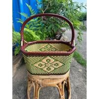 ราคา ตระกร้านหวาย ตะกร้าสาน ไม้ไผ่หวายเทียมตระกร้าของฝากตระกร้าไปวัดทำบุญ มีที่จับ ตะกร้าสานตะกร้าหวาย ตะกร้าไปวัด (22281979158)