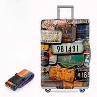 ราคา ยืดได้ ผ้าคลุมกระเป๋าเดินทางถุงเก็บฝุ่นป้องกัน 20 นิ้ว 24 นิ้ว 26 นิ้ว 28 นิ้ว หนาขึ้น กระเป๋าเดินทางแบบดึงที่ทนต่อการสึกหรอ (22555222619)