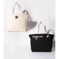ราคา พร้อมส่ง Tote Bag กระเป๋าผ้า แคนวาส agnes b VOYAGE แบบทูโทน ใช้ได้สองด้าน (12691829767)