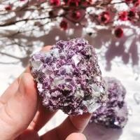 ราคา คริสตัลหิน Lepidolite ดิบ คริสตัล Lepidolite หยาบ Lepidolite ธรรมชาติดิบ พลอยสีม่วง (21612576736)