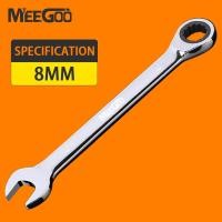 ราคา MeeGoo ปะแจปากตายแหวน ประแจแหวนข้างปากตาย 8 24 มิล เกรดเหล็ก Combination Wrench ประแจ เครื่องมือช่าง อุปกรณ์ช่าง (22873217436)