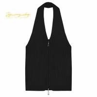 ราคา เสื้อถักไหมพรม แฟชั่น สายเดี่ยว คอวี ซิปปรับหน้าท้อง แซบๆ สไตล์เกาหลี สำหรับผู้หญิง LLVLGBDDBX (22496303855)