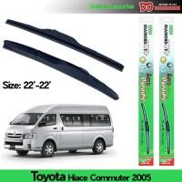 ราคา ที่ปัดน้ำฝน ใบปัดน้ำฝน ซิลิโคน ตรงรุ่น Toyota Commuter ปี 2005 2018 ไซส์ 22 22 ยี่ห้อ Diamond กล่องเขียว (22199584844)