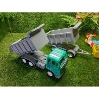 ราคา รถของเล่น รถพ่วงดั้ม รถก่อสร้าง รถก่อสร้างของเล่น รถสิบล้อ คละสี (10610765249)