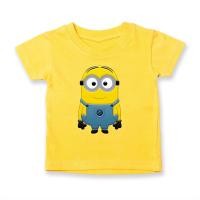 ราคา ใหม่ เสื้อยืด พิมพ์ลายการ์ตูนมินเนี่ยน สีเหลือง สําหรับเด็กผู้ชาย และเด็กผู้หญิง 100 150 (22608426173)