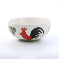 ราคา INDRA CERAMIC ชามอ้วน เซรามิกเข้าไมโครเวฟได้ ลายไก่โบราณ (22628379765)