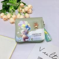 ราคา SS84 DNกระเป๋าสตางค์ใบสั้น มีซิปใบสำหรับใส่เหรียญ มีช่วงใส่บัตรงทั้งหมด4ช่อง วัดสุด หนังPU รุ่นใหม่ (22223281525)