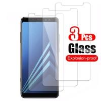 ราคา 3ชิ้น A8 Samsung Galaxy A8กระจกนิรภัยสำหรับ บวก2018 A8 A80ปกป้องหน้าจอฟิล์มป้องกันกระจกป้องกันรอยขีดข่วน9ชั่วโมง (22579960503)