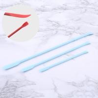 ราคา ใหม่ซิลิโคนไม้พายเคล็ดลับมินิสองหัวเครื่องสำอางครีมไม้พายแยมเค้กครีมไม้พายชุด3ชิ้น (21725176552)