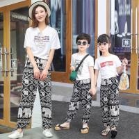 ราคา กางเกงช้างเด็กเล็กเด็กโต 2 12 ขวบ คละลายขาวดำ ช้างขายาวจั้ม ช้างขาปล่อย (17302659888)