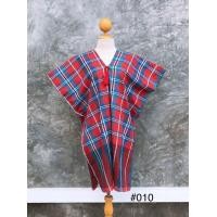 ราคา เดรสลายผ้าขาวม้า ลายสวย ใส่สบาย (21995253316)