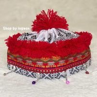 ราคา หมวกเด็กดอย หมวกเเม้ว หมวกชาวเขา ใส่คู่กับชุดพื้นเมือง (22150626417)