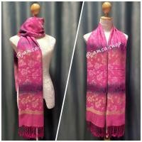 ราคา ผ้าพันคอ ผ้าคลุมไหล่ ผ้าลายผีเสื้อสีพาสเทล พร้อมส่ง (22065209354)