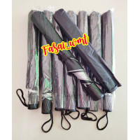 ราคา ร่มพับสีดำ2ตอนมียูวี กันแดดกันฝน (5479000490)