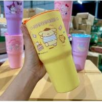 ราคา แก้วน้ำ ลายการ์ตูน SANRIO ขนาด 750 Ml แบบ พลาสติก Food grade ขนาด 9 2 10 19 ซม (22683809263)