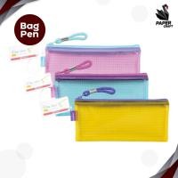 ราคา Elephant กระเป๋า กระเป๋าซิปตาข่าย File Idea สีทูโทน มี 5 ขนาด CHEQUE A4 A5 A7 BagPen (22353180711)