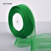 ราคา QIAN TI ZI 2 5ซม 50หลาริบบิ้นผ้าไหมแก้วคริสต์มาสปาร์ตี้ DIY ที่บ้านให้ผ้าคลุมของตกแต่งงานแต่งงานริบบิ้นผ้าพันคอ DIY (22424755077)