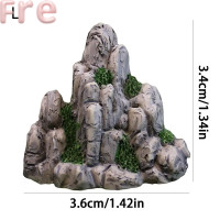ราคา Fre หินเทียมขนาดเล็กภูเขาขนาดเล็กหินเทียมของเล่นบอนไซประดับสวนนางฟ้าของตกแต่งบ้านหินพิพิธภัณฑ์สัตว์น้ำ (22430955239)