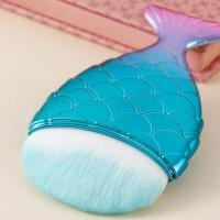 ราคา LOLO HOME แปรงปัดแก้ม แปรงเล็บ บลัชแปลง แบบนุ่ม รูปหางปลาสีนางเงือก Cheek brush (22773402084)