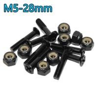 ราคา สเก็ตบอร์ดสีดำและขาว ชิ้นส่วนสกรู สลักเกียวสไลด์ ชิ้นส่วนฮาร์ดแวร์ของสเก็ตบอร์ดขนาด28มิลลิเมตรสเกตบอร์ดสเก็ตบอร์ 25MM 28MM (19927457938)