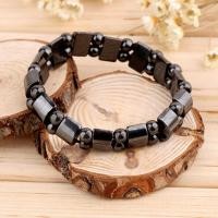 ราคา กำไลข้อมือลูกปัดบำบัดแฟชั่นสีดำ Ic ออกไซด์ผู้ชายผู้หญิง (22680128380)