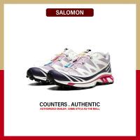 ราคา กล่องที่สมบูรณ์ Salomon XT6 Gore Tex Pink Purple Running Shoes 472066 รับประกัน 1 ปี (21916590387)