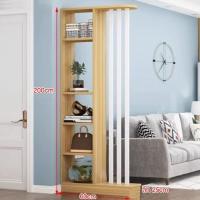 ราคา Molesun ชั้นวางของระแนงกั้นห้อง วางแบ่งโซนพื้นที่ใช้สอยได้ ดีไซน์เรียบหรูสวยงาม (22272413886)