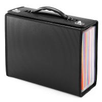 ราคา 2X 24 Pockets Expanding File Folder Accordian File OrganizerPlastic Paper Document Receipt Organizer for Business (22549094721)