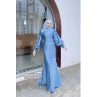 ราคา เดรสยาว ชุดเดรสทรงหางปลา ชุดอิสลามสำหรับผู้หญิง (22666597140)