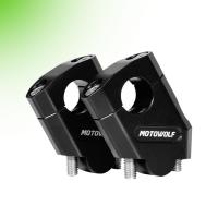 ราคา ตุ๊กตาแฮนด์ แบบยกเยื้องอลูมิเนียม ขนาด 22mm 28mm ทรงเอียง แฮนด์บาร์ ตุ๊กตาแฮนด์อลูมิเนียม แบรนด์ MOTOWOLF (21442863790)