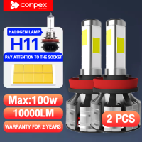 ราคา conpex K9 LED 1คู่ ไฟหน้ารถยนต์ 50w 5000LM แสงสีขาว H1 H3 H4 H7 H11 9005 9006 9012 6500K ไฟหน้ารถยนต์ led h4 9V 30V Lighting Focus หลอดไฟหน้า led ไฟ led h4 หลอดไฟหน้า h7 หลอดไฟ led h7 novsight h4 หลอด