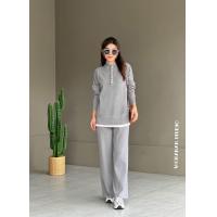 ราคา ชุดเซตไหมพรม เสื้อแขนยาวพร้อมกางเกงขายาว (22503862287)