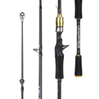 ราคา Sougayilang Fishing Rods คันเบ็ดตกปลา30ตันคาร์บอนไฟเบอร์ผ้าปั่น หล่อเบ็ดตกปลาแบบพกพาโยนปั่น2ส่วน1 8เมตร2 1เมตร (19831105827)